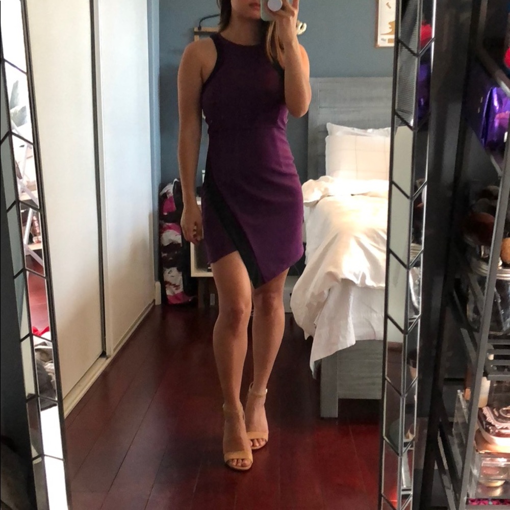 Violet bodycon dress